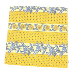 Vent du Sud Tablecloth Cotton Rectangle 58x98 Yellow Blue Sunflowers Olives